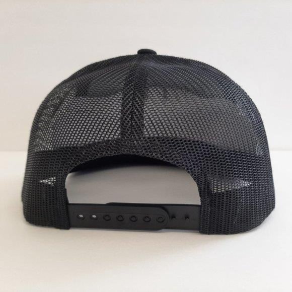 Subway Flat Bill Mesh Trucker Snapback Black One Size Sandwiches American Retro - Picture 4 of 4
